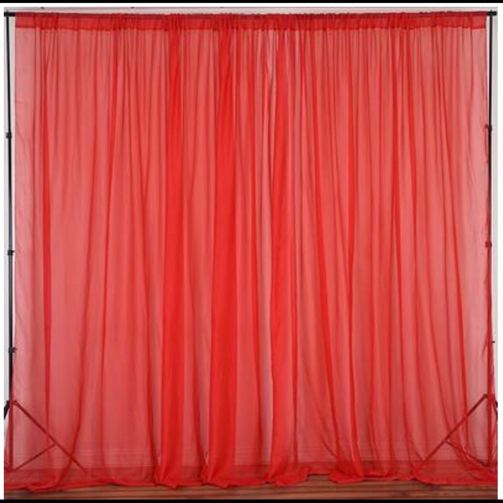 Back drop curtains